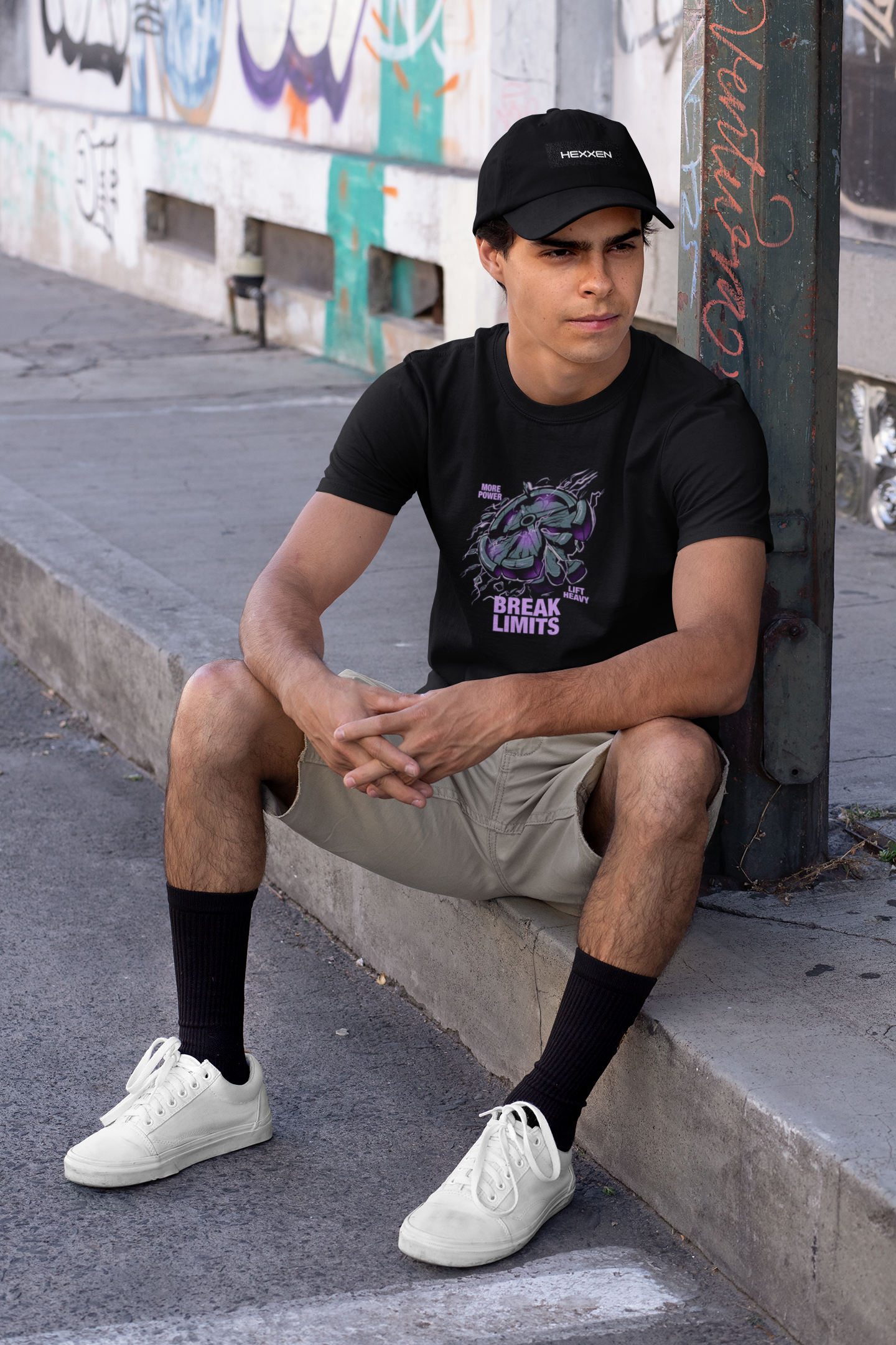 Hexxen “Break Limits” Tee – Power Surge Edition